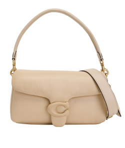 Pillow Tabby 26, Leather, Cream, MIV, S, 2*